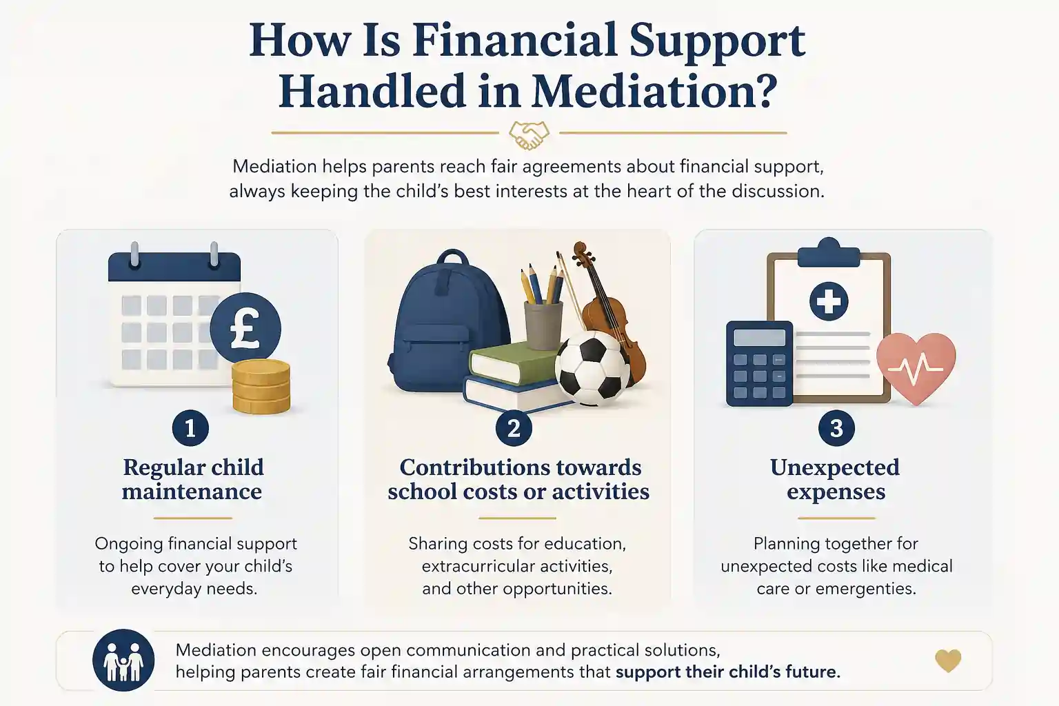 How Is Financial Support Handled in Mediation Gwent
