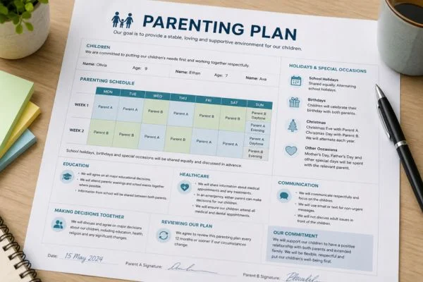 Understand parenting plans Gwent